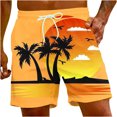 thumbnail image 2 of Njoeus Mens Swim Trunks ,Men's Sports Surfing Tropical Print Boardshort, Men Big & Tall Seaside Vacation Hawaiiian Beach Shorts, Swimming Trunks for Men S-5XL, 2 of 6