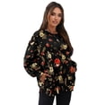 thumbnail image 7 of HELLHERO Ladybug Flower Print Pullover Tops for Women Soft Loose Crewneck Sweater Casual Long Sleeve Sweatshirt Fall Travel Tops Size XXL, 7 of 7