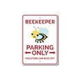 thumbnail image 2 of Beekeeper Parking Novelty Decor, Metal Wall Sign - 10x14 Inches, 2 of 4