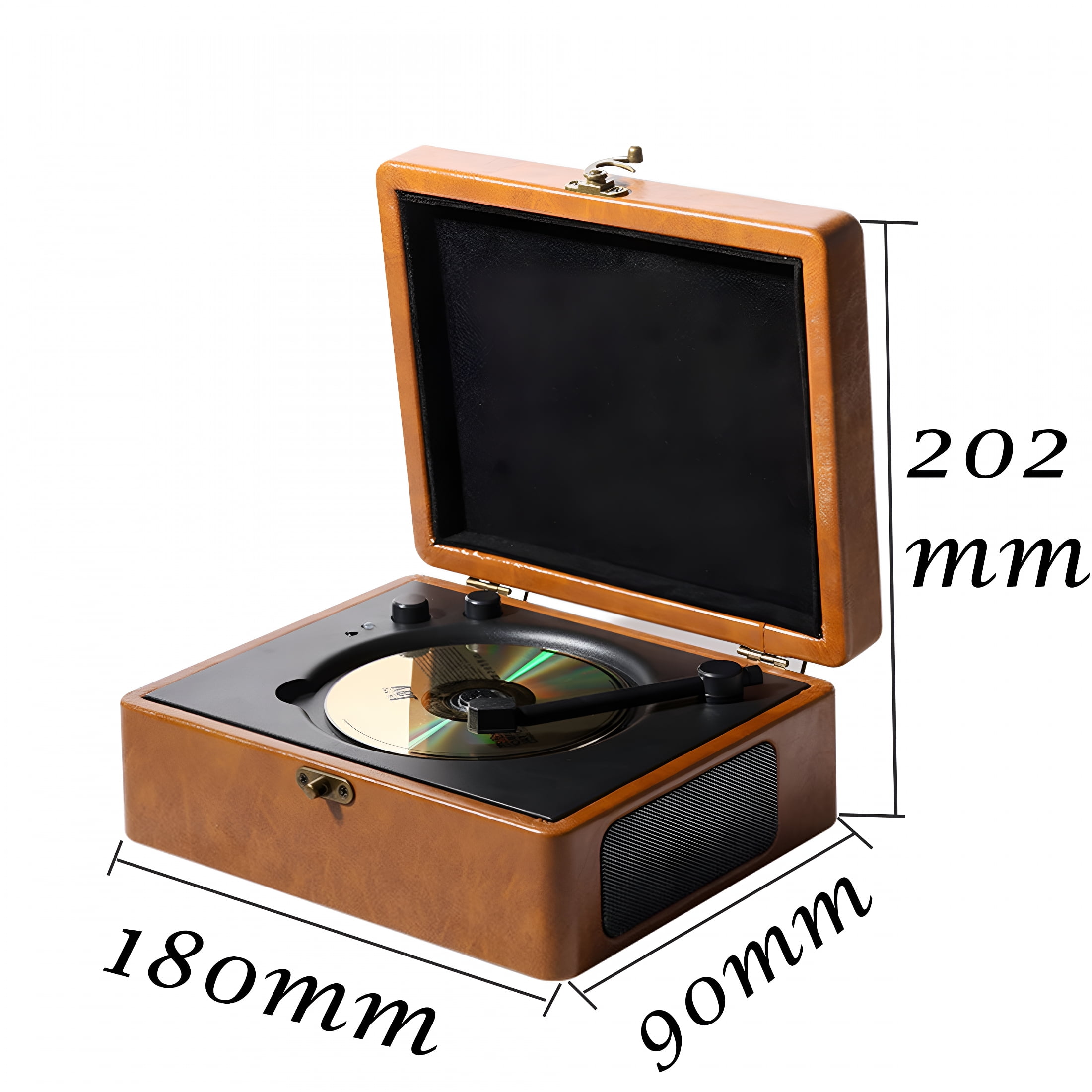GJX Bluetooth CD Player Portable 2.0 HiFi Sound Record Player with Remote Control Professional CD Player for Home Office