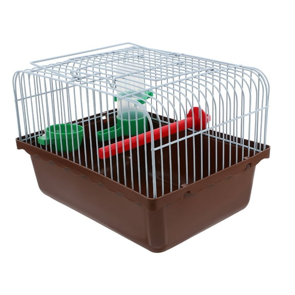 HEMOTON Multi-use Bird Carrier for Parakeets Portable Birdcage with Stand Food Water Accessories Sturdy Parrot Cage Bird Carrying Cage