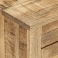 thumbnail image 3 of vidaXL TV Cabinet and TV Stand 110x30x40 cm Rough Mango Wood, 3 of 5