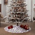 thumbnail image 4 of Sikiie Lavender Flowers Nativity Christmas Tree Skirt, Jesus Christian Winter Holiday Tree Mat Decoration(30-48IN), 4 of 6