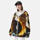 thumbnail image 3 of Balery Yin Yang Sudadera ligera de manga larga con capucha y protección solar UPF 50+ para hombre y mujer, ideal para pesca y running-XX-Large, 3 of 7