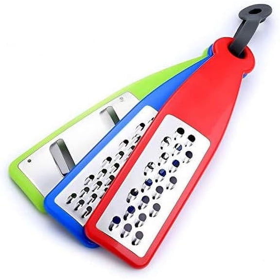 Stylish Kitchen Graters Set of 3 - Stainless Steel Grinder, Multi-purpose Handheld Grater Zester for Vegetable, Fruit, Chocolate, Cheese.
