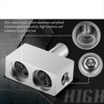 thumbnail image 3 of 1 Pair of Car Audio Dual 1/0 Gauge to 1/0 Gauge Amp Input Reducers 2 Pcs Car Audio Amp Input Wire Reducer for Amplifier,1set x amp input reducer,Silver, 3 of 6