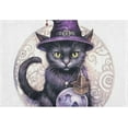 thumbnail image 2 of Dreamtimes Bathroom Rug Toiletry Mat Set Magic Halloween Cat Print, Soft Absorbent Bath Rug and U-Shaped Contour Toilet Rug, Non-Slip Bath Carpet Bath Mats for Bathroom 24"x16"+24"x20", 2 of 5
