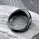 thumbnail image 5 of Anillo de acero de titanio para ocio europeo y americano con forma de taza y asa, anillo de pareja de nicho simple que combina con todo, 5 of 6