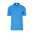 thumbnail image 1 of Playera Tipo Polo para Caballero, Color Turquesa, Talla Mediana, 50% Algodón y 50% Poliéster. Yazbek C0550, 1 of 3