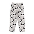 thumbnail image 3 of Lsque Cute Panda Print Women's Pajama Pants, Lounge Pant - Comfortable Home Wear,Elastic Waistband, Stylish Design-Large, 3 of 9
