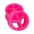 thumbnail image 1 of Paire de Bouchons d'Oreilles en Silicone Signe de Paix UV Lumineux, 1 of 11