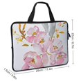 thumbnail image 2 of RUIYC Flowers Watercolor Laptop Soft Carrying Travel Case Diving Fabric Case 10inch, 2 of 5