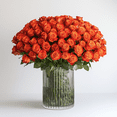 thumbnail image 4 of Globalrose Fresh Cut Flowers 50 Orange Roses, Beautiful Bright Blooms, 4 of 6