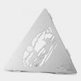 thumbnail image 5 of 7829 1 Set Triangular Hanging Furnace Bonfire Campfire Pit Camping Wood Stove Stand Frame Fire Rack Stainless Steel Mesh Fire Pit for Outdoor, 5 of 11