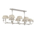 thumbnail image 3 of Meyda Tiffany 142272 Cesta 10 Light 58" Wide Linear Chandelier - Nickel, 3 of 5