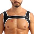 thumbnail image 1 of Sholeno Double Shoulder Support Neoprene Wrap Protector Unisex Men Ladies Injury Protect Sprains Dislocation of Shoulder White M, 1 of 8