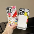 thumbnail image 4 of Con Paquete Caja CaseTifg Marca Arte Sol Flor Carcasa De Carga Magnética Teléfono Funda Para iPhone 14 11 12 13 Pro Max Lujo Duro Silicona Transparente A Prueba De Golpes Proteger Cubierta, 4 of 4