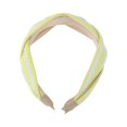 thumbnail image 4 of Unique Bargains 1 Pc Exquisite Personalized Straw Braid Headband Yellow, 4 of 6