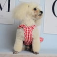 thumbnail image 5 of HULKLIKE Pet Dog Clothes Puppy Cute Princess Dress Hat Suit Red, 5 of 5