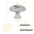 thumbnail image 5 of Christmas Sleigh Fluorescent Drawer Pulls with Screws - Round 4-Pack, Glow-in-the-Dark Knobs for Cabinets, Wardrobes, and Dressers, 5 of 6