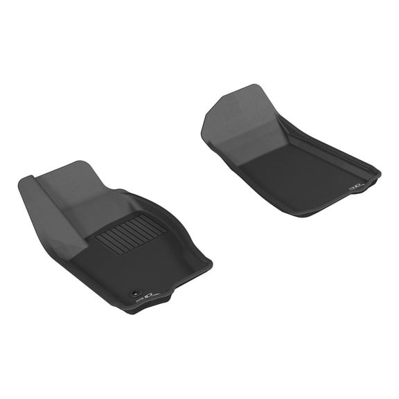 3D MAXpider 2006-2010 Jeep Commander Kagu 1st Row Floormat - Black (L1JP00711509)