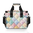 thumbnail image 7 of FORMRS Insulated Cooler Bag 24 Cans Capacity Soft Leakproof Lunch Box with Side Pockets, Colorful Geometric, 7 of 7