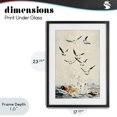 thumbnail image 4 of Stupell Industries Tropical Waves of Seagulls over Rocks Black Framed Print Under Glass, 17 x 23, by Creative Studio, 4 of 8