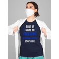thumbnail image 2 of Awesome Veterinarian Looks Like T-Shirt Women -Smartprints Designs, Female Medium, 2 of 4