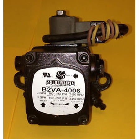 SUNTEC B2VA4006B Oil Pump 2 Stage 3450 RPM 100-200 PSI 4 GPH Includ