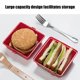 thumbnail image 4 of Cajas de Picnic Portátiles, Cajas Bento Resistentes a La Presión, Compatibles con Microondas, para Empacar Pasteles, Cajas de Gran Volumen, Cajas Bento para Hamburguesas., 4 of 6