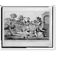 thumbnail image 2 of Historic Framed Print, The siege of Namur by Captn. Shandy & Corporal Trim. Tris: Shan..H.W. Bunbury, del., 1772 ; J. Bretherton, f., 17-7/8" x 21-7/8", 2 of 9