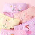 thumbnail image 4 of Nwiuh 4 Pcs Little Girls Toddler Kids Ballet Princess Underwear Boxers Briefs Panties (Pink, 5-6 Years), 4 of 5