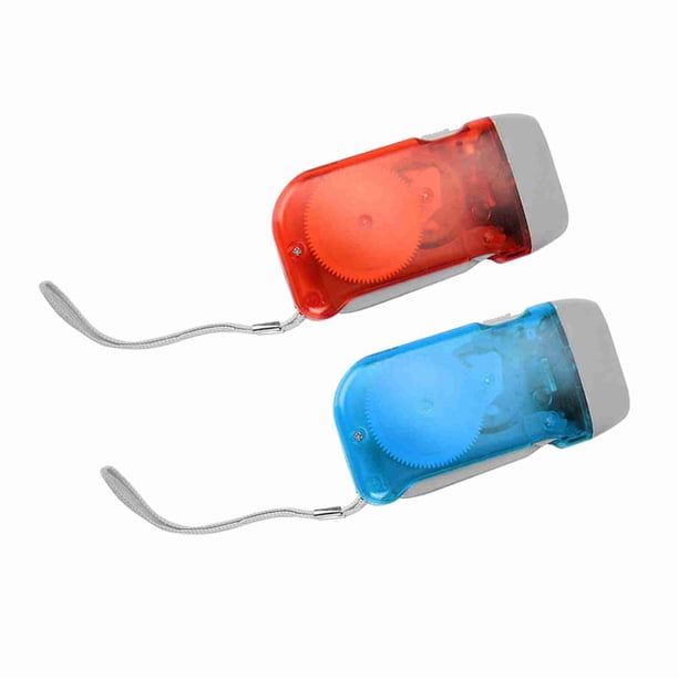Linterna LED Portátil Con Manivela, Ligera, Con Cuerda Colgante Para Viajar, Acampar Y Al Aire Libre