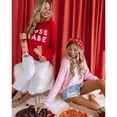 thumbnail image 4 of Uñas postizas navideñas cuadradas extra cortas, lindas y divertidas caricaturas de Papá Noel, uñas postizas pequeñas con diseños de alce, uñas navideñas de invierno para mujeres y niñas, 24 piezas, 4 of 5