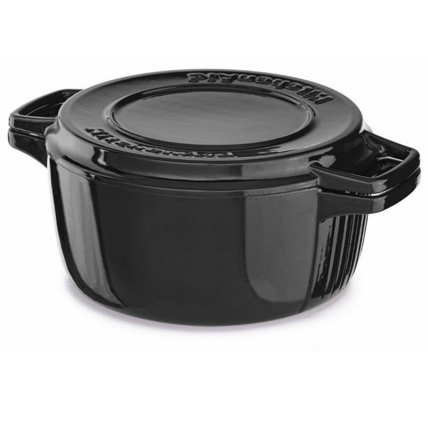 KitchenAid KCPI60CROB Professional Onyx Black Cast Iron 6Quart