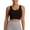 Black, variant on Women's Ribbed Knit Crop Tank Top, Seamless Square Neck Sleeveless Cropped Cami, Form-Fitting Workout & Casual Basic Top for Everyday Wear(Blue/L)