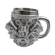 thumbnail image 5 of Taza de café con motor de acero inoxidable, decoración de escritorio, reutilizable, creativa. V8 L, 5 of 8