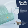 thumbnail image 7 of WOWMXA Bed Wedge Pillow, Reading Pillow Adult, Wedge Pillow for Sleeping, Back Pillow for Sitting in Bed with Adjustable Roller, Foam Wedge Pillow for Neck, Lumbar, Back, Removable Cover, Gray, Velvet, 7 of 7