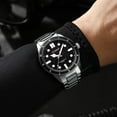thumbnail image 5 of Classic Mens Watches Quartz Luminous 3ATM Waterproof Stainless Steel Wristwatch Men Luxury Business Watch, 5 of 16