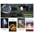 thumbnail image 4 of DEEPCRAFF Black Solar Power Flagpole Light with 42 Leds Wear Resistant Outdoor Lighting, 4 of 7