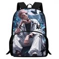 thumbnail image 1 of Jujutsu Kaisen-mochilas escolares para niños y niñas, mochilas duraderas de gran capacidad para acampar, regalo de cumpleaños para estudiantes, 1 of 4