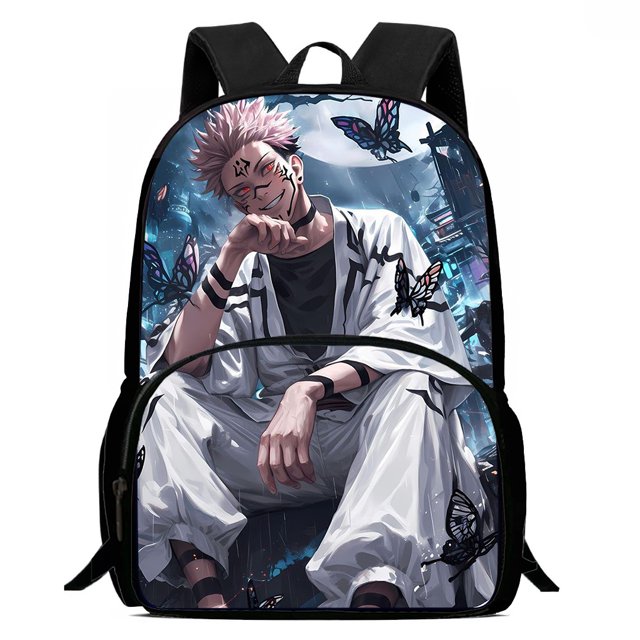 Jujutsu Kaisen-mochilas escolares para niños y niñas, mochilas duraderas de gran capacidad para acampar, regalo de cumpleaños para estudiantes