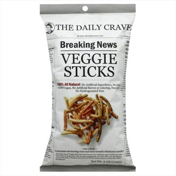 The Daily Crave Veggie Stick- 6 Oz- Pack Of 6