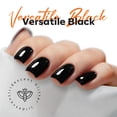 thumbnail image 4 of modelones Gel Top Coat Base Coat & Black Gel Nail Polish Set, 3 Pcs No Wipe Shine Finish and Long Lasting, Soak Off Nail Lamp Acid Free No Wipe Clear Base Top Gel Nail Polish Art Manicure Gifts, 4 of 4