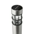 Mainstays Solar Powered Stainless Steel Bollard Landscape Path Light