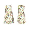 thumbnail image 3 of Salouo Birds And Flowers for Women's Summer Dresses 2025 Beach Casual U Neck Sleeveless Tank Loose Sundress with Pocket -X-Large, 3 of 7