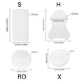 thumbnail image 3 of Reusable Clear Gel Ankle Support Adhesive Ankle Protectors Pad Blisters Prevention for Rollerblading Hiking Skiing, 3 of 9