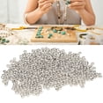thumbnail image 4 of 500 Pcs Perles Rondes pour Collier Bracelet DIY, Entretoises en Acier pour Fabrication de Bijoux Durables Faciles à Utiliser, 4 of 7