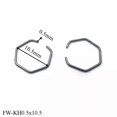 thumbnail image 1 of 10pcs Custom Steel Spring Wire Diameter 04mm Pentagon RING Spring, 1 of 5
