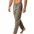 thumbnail image 3 of Zpzdpjkx Mens Solid Tapered Athletic Pants Elastic Drawstring Waist Quickly Dry Breathable All Season Outdoor Training Walking Casual Pants for Mens, 3 of 4